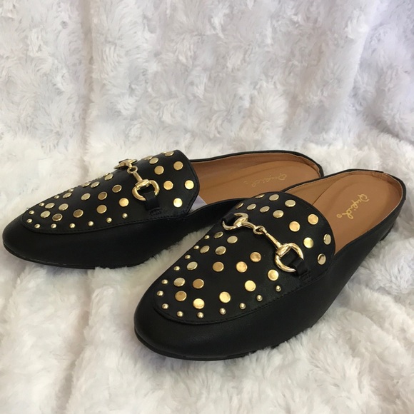 ❗️Final Price❗️Black Regent Studded Mules - Picture 3 of 5